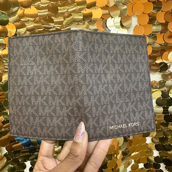 Michael Kors Monogram Brown Wallet - Picture 3 of 8